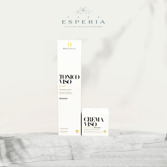 مجموعة منشط للوجه وكريم "غير اليهود" (من المكونات الإيطالية العضوية) الإنتاج الحرفي. AIAB ecobium معتمد