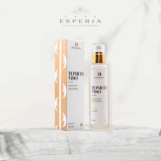 VISAGE care tonic "LUCE": nettoyant et hydratant à l'extrait d'opuntia et de lycopène. Biologique et à base de plantes. Pour tous les types de peau